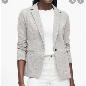 Banana Republic knit twill blazer
